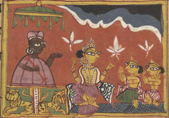 Bhairavānanda commands the king