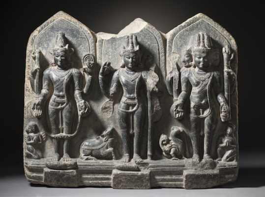 Viṣṇu, Śiva and Brahmā