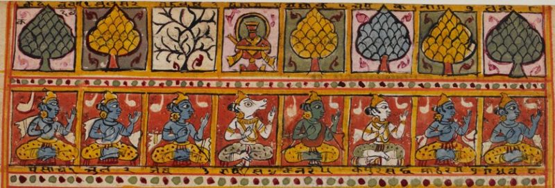 Tree emblems of the Vyantara gods