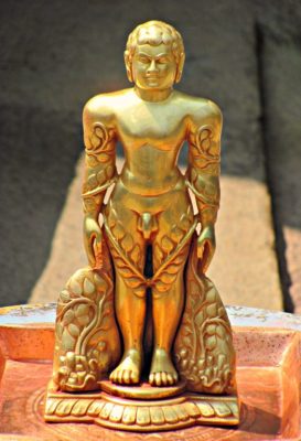 Small idol of Bāhubali