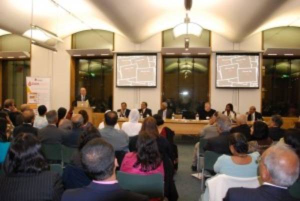 The 2009 Ahimsa Day at the House of Commons, London. A non-sectarian annual event, Ahimsa Day asserts the presence of the British Jain community and highlights Jain values. The Ahimsa Award for promoting Jain values is also presented at this event.